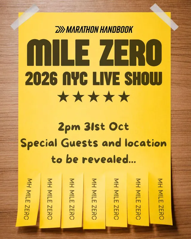 Flyer: Mile Zero 2026 NYC live show, 2 PM, October 31, special guests and location to be revealed